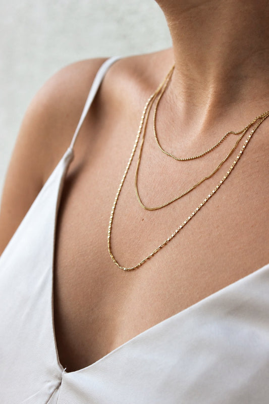 Collier Sparkle plaqué or