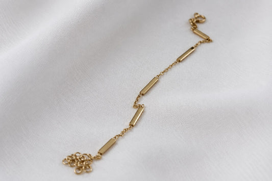 Bracelet Baguette plaqué or