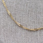 Collier Infini Incurvé plaqué or